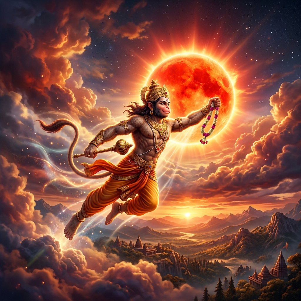 Hanuman Swallowing Sun
